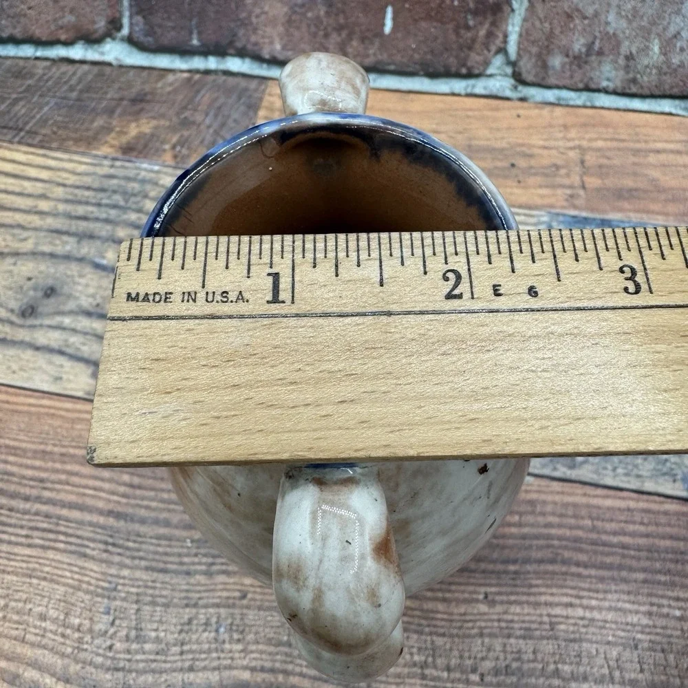 Vintage Stangl Pottery Terra Rose Vase Hand Painted Tulip 3266 Trenton MCM